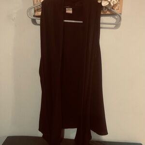 Perseption Black Sleeveless Top